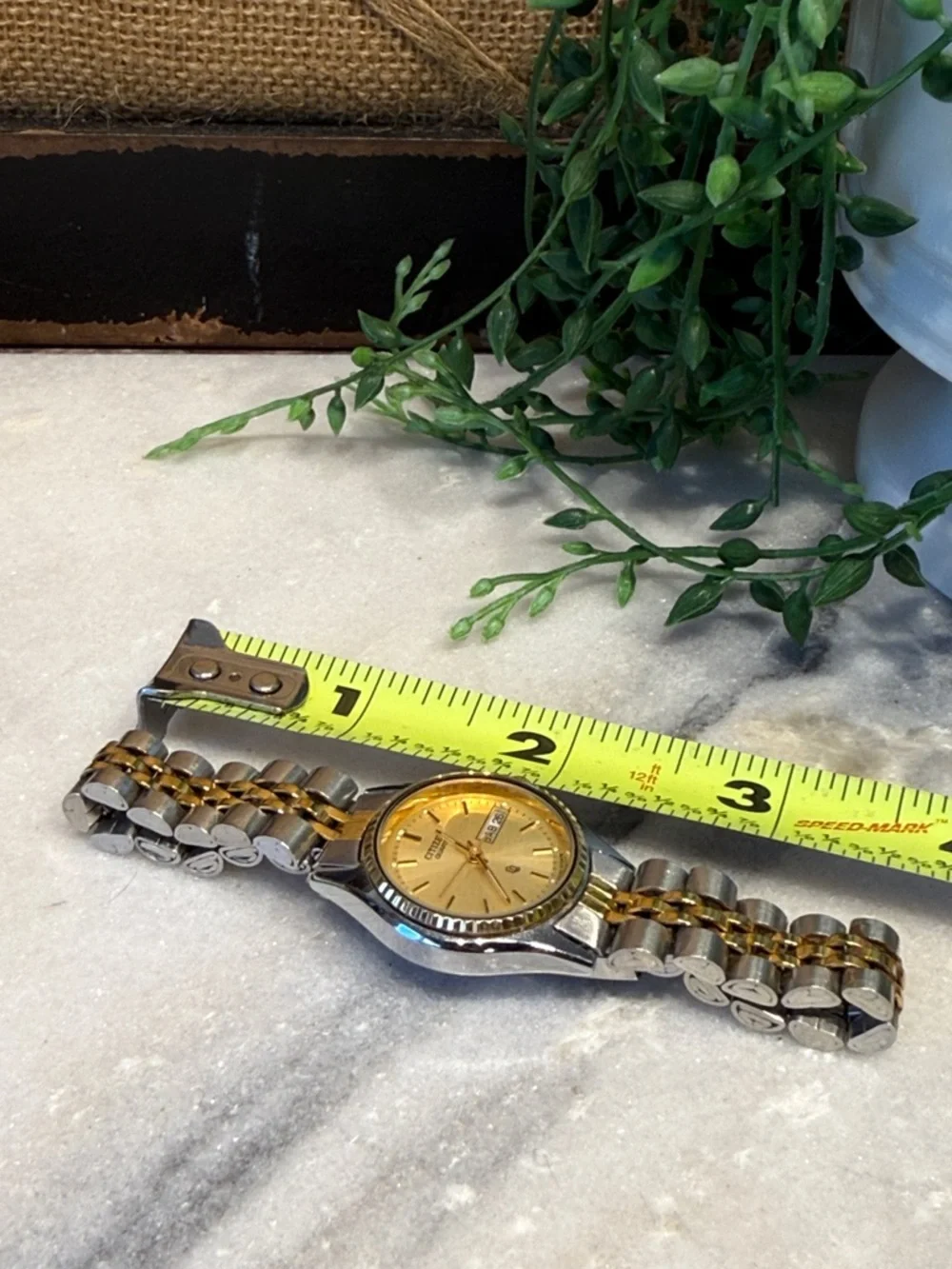 Citizen Two-Tone Gold and Silver Bracelet Watch
